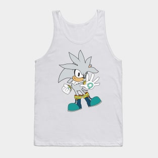 Silver Retro Tank Top